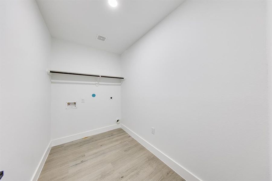 Utility room inside home