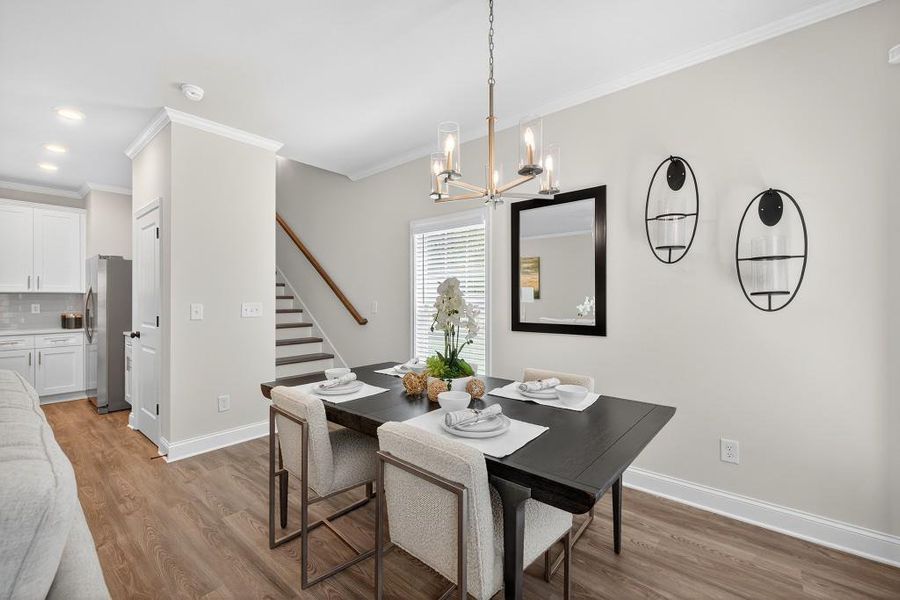 Furnished interior view inside a new home in Medlock Park, Austell (Image 11).