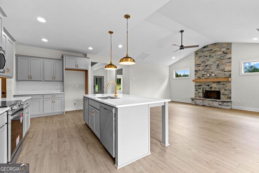 Furnished interior view inside a new home in The Dairy, Hogansville (Image 4).