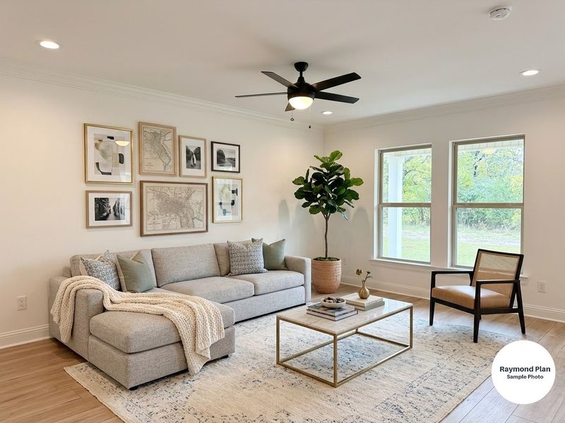 Furnished interior view inside a new home in Houston Place, Crestview (Image 6).