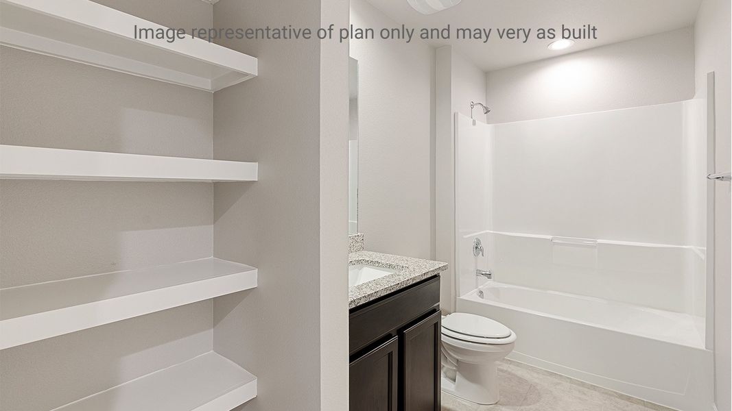 Furnished interior view inside a new home in London Towne, Corpus Christi (Image 7).