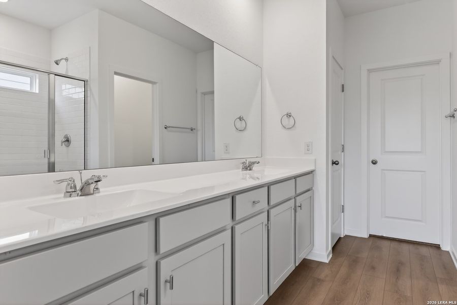 Furnished interior view inside a new home in Hennersby Hollow, San Antonio (Image 10).