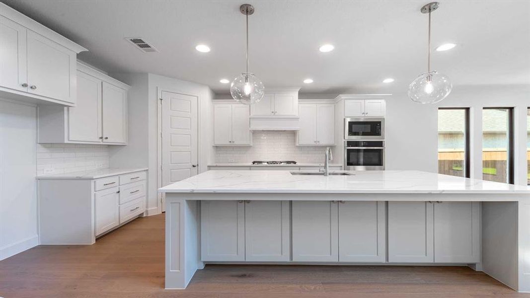 Furnished interior view inside a new home in The Heights At Uptown Celina 50', Celina (Image 10).