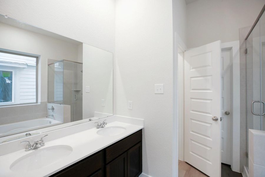 Furnished interior view inside a new home in Bluebonnet Village, Bellville (Image 6).