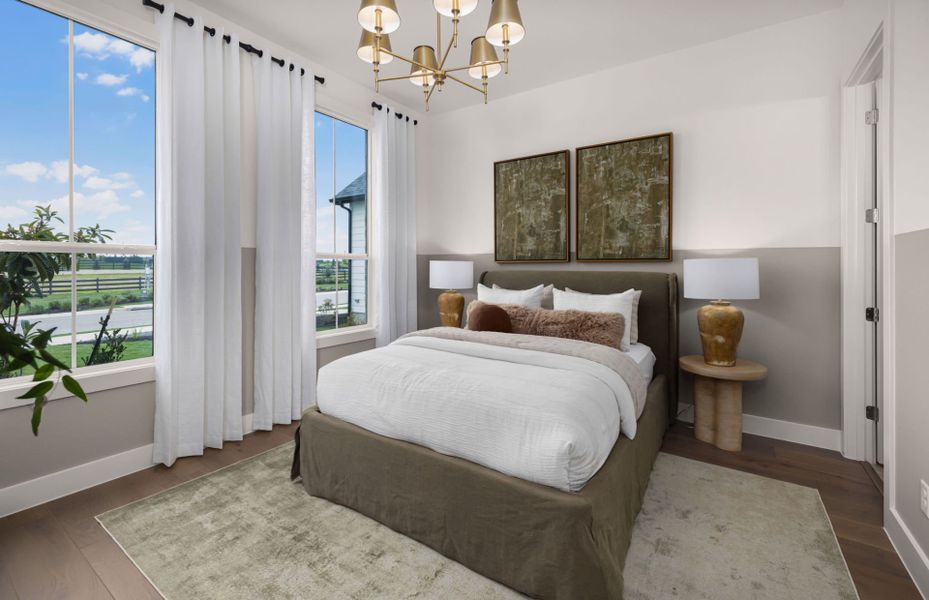 Representative furnished interior of a home built from the Renown by Del Webb in Del Webb Austin at Lost Pines, Bastrop (Image 32). Representative furnished interior of a home built from the Renown by Del Webb in Del Webb Austin at Lost Pines, Bastrop (Image 32).