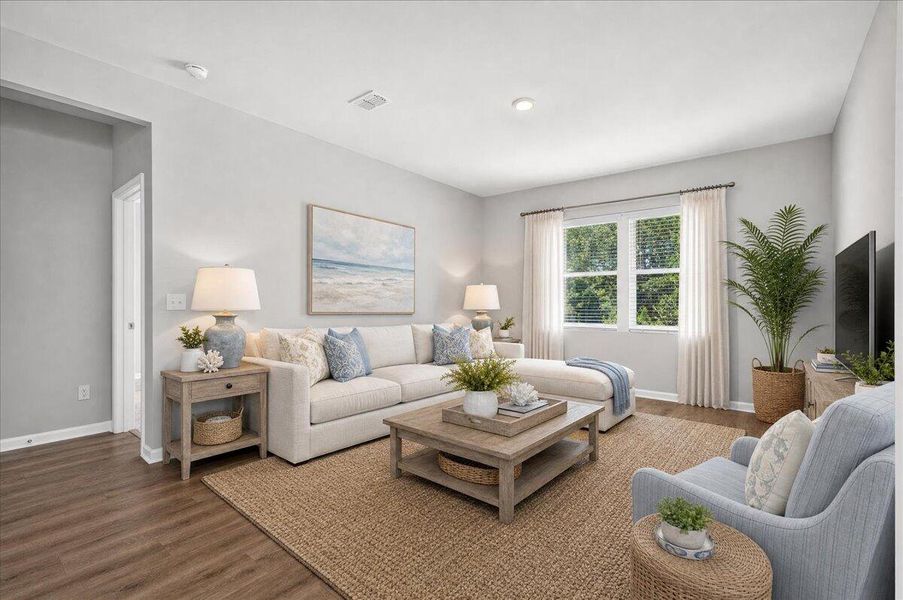 Furnished interior view inside a new home in , Summerville (Image 5).