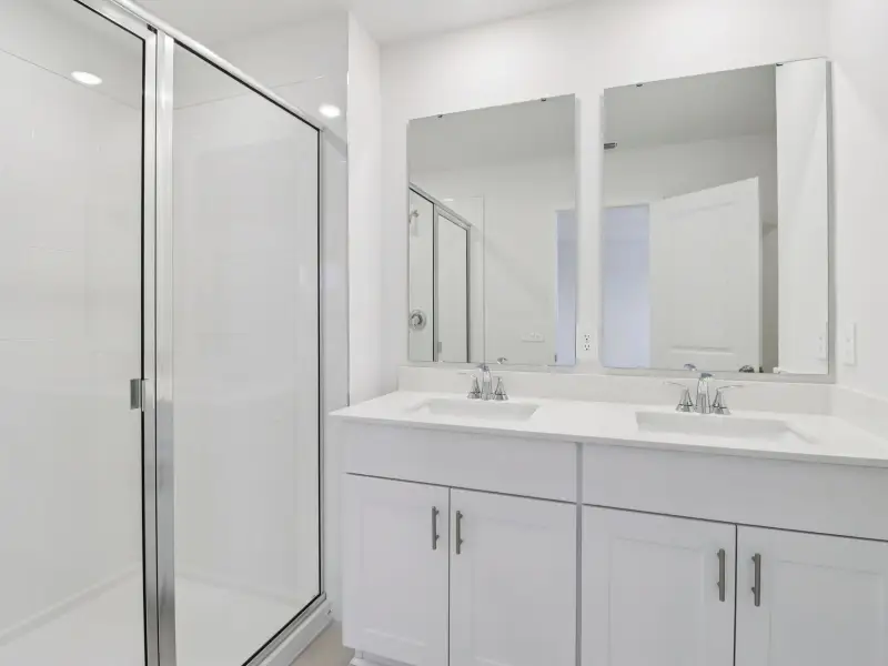 Furnished interior view inside a new home in The Reserve at Hammock Oaks Townes, Lady Lake (Image 3).