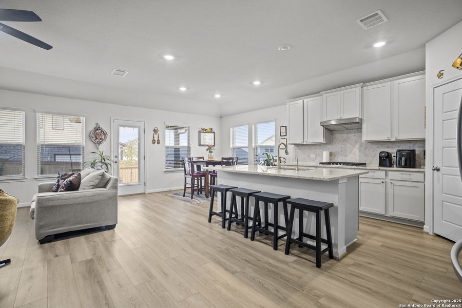 Furnished interior view inside a new home in , San Antonio (Image 16). Furnished interior view inside a new home in , San Antonio (Image 16).