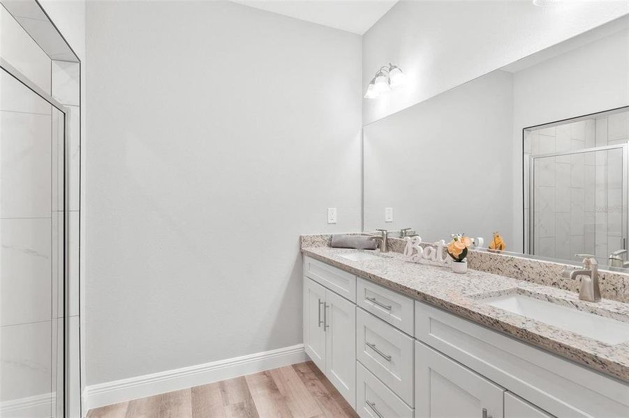 Primary Bathroom with Dual Sinks