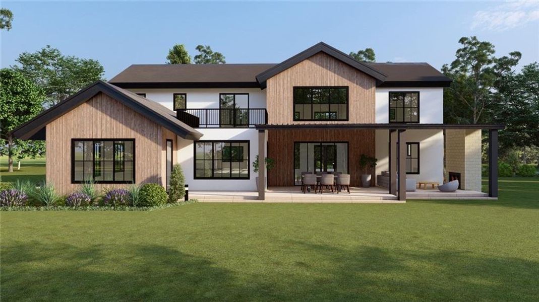 Front exterior of a new home in , Gainesville, GA, highlighting curb appeal (Image 7).