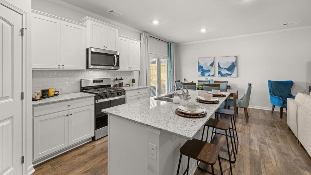 Furnished interior view inside a new home in Greyton Springs Place, Buford (Image 33).