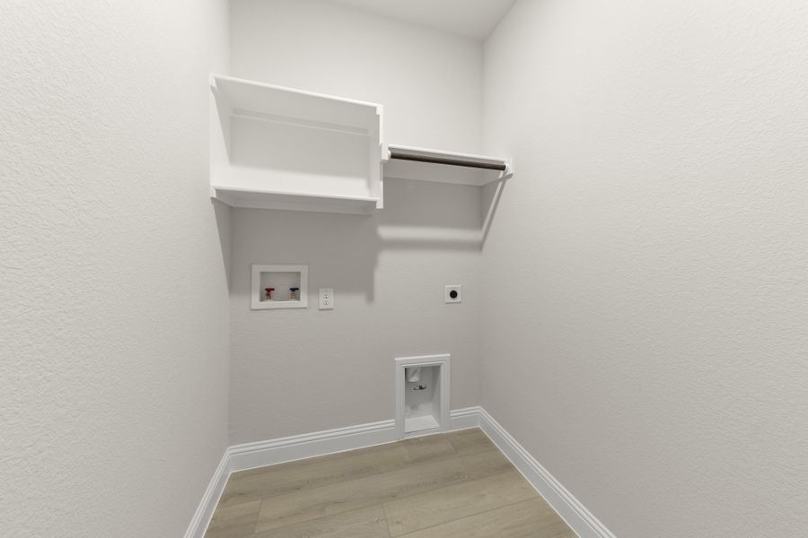 Representative unfurnished interior of a home built from the Timberline by Pacesetter Homes in La Terra at Uptown Celina, Celina (Image 23).