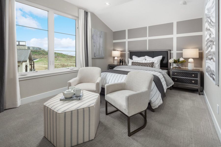 Representative furnished interior of a home built from the Residence 1 by Trumark Homes in The Summit at Castle Pines, Castle Pines (Image 17).