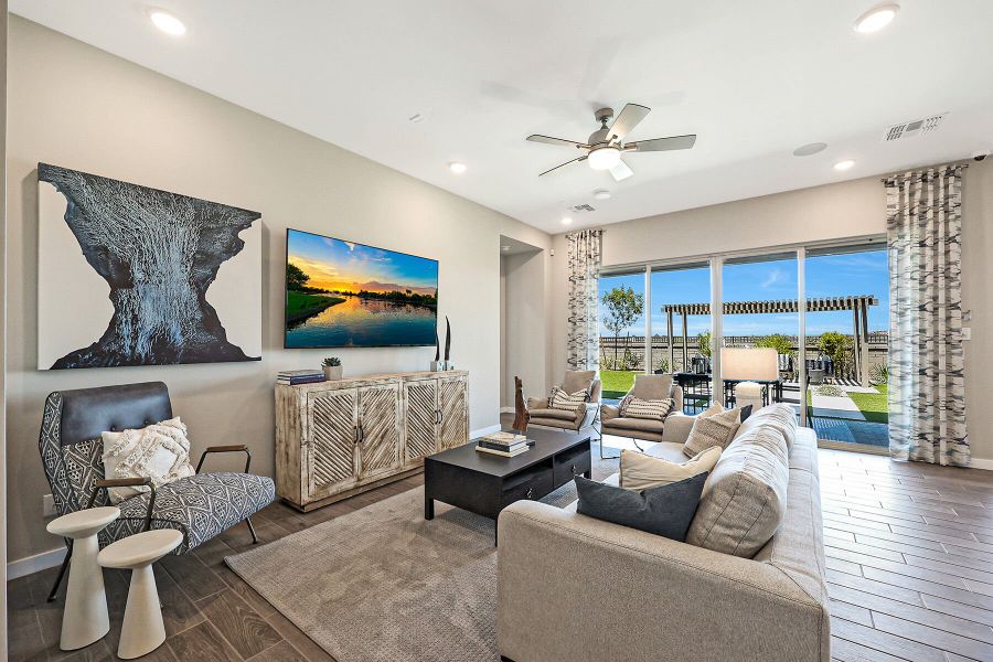 Representative furnished interior of a home built from the Dove by Mattamy Homes in Empire Pointe, Queen Creek (Image 16). Representative furnished interior of a home built from the Dove by Mattamy Homes in Empire Pointe, Queen Creek (Image 16).