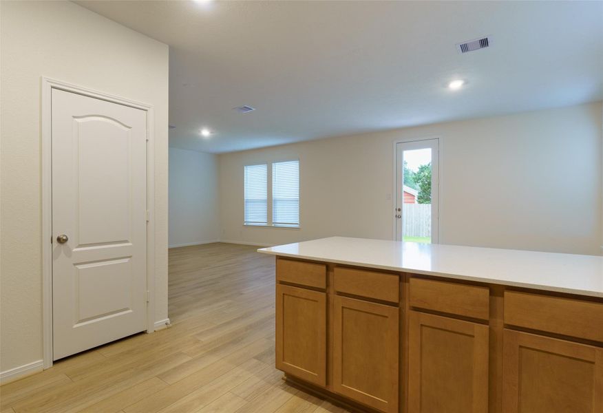 Furnished interior view inside a new home in Oakwood Trails, Tomball (Image 5).