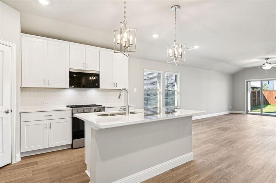 Furnished interior view inside a new home in Lakehaven - Signature Series, Farmersville (Image 16). Furnished interior view inside a new home in Lakehaven - Signature Series, Farmersville (Image 16).