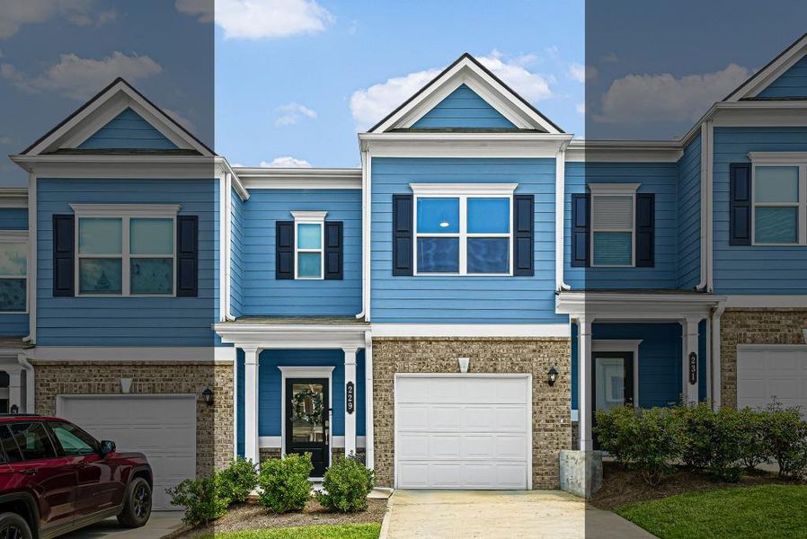 Front exterior of a new home in , Cartersville, GA, highlighting curb appeal (Image 26).