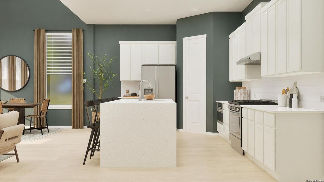 Furnished interior view inside a new home in Brookmill, San Antonio (Image 9). Furnished interior view inside a new home in Brookmill, San Antonio (Image 9).