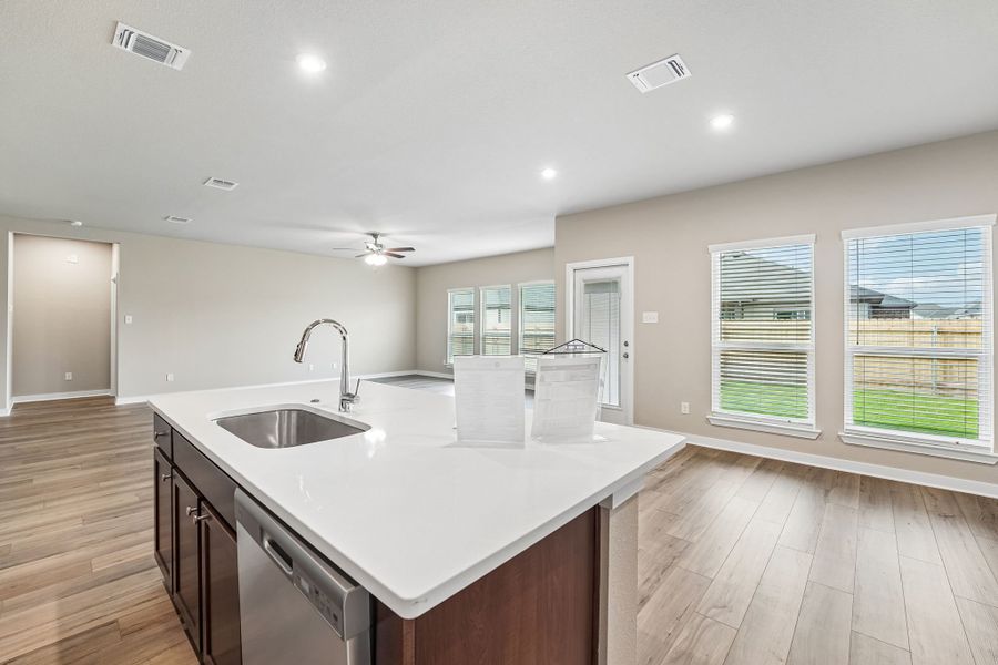 Furnished interior view inside a new home in Grove East, Temple (Image 5).