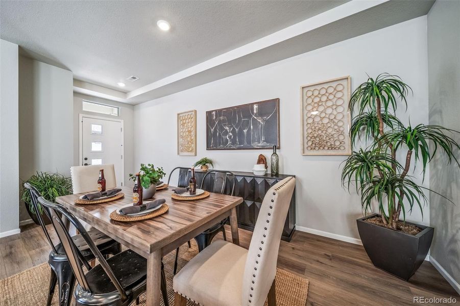 Furnished interior view inside a new home in The Reserve, Aurora (Image 15).