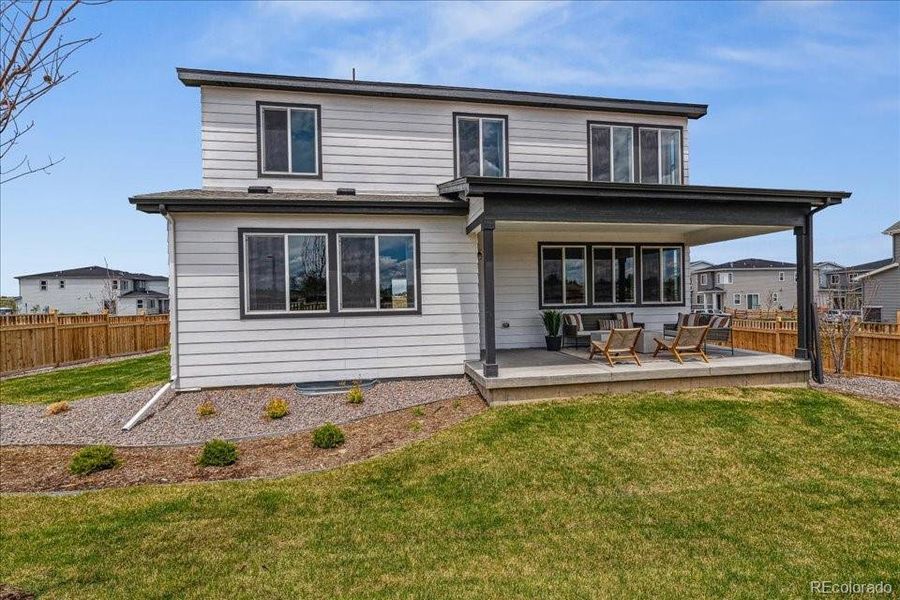 Exterior details and patio area of a home in , Parker (Image 3). Exterior details and patio area of a home in , Parker (Image 3).