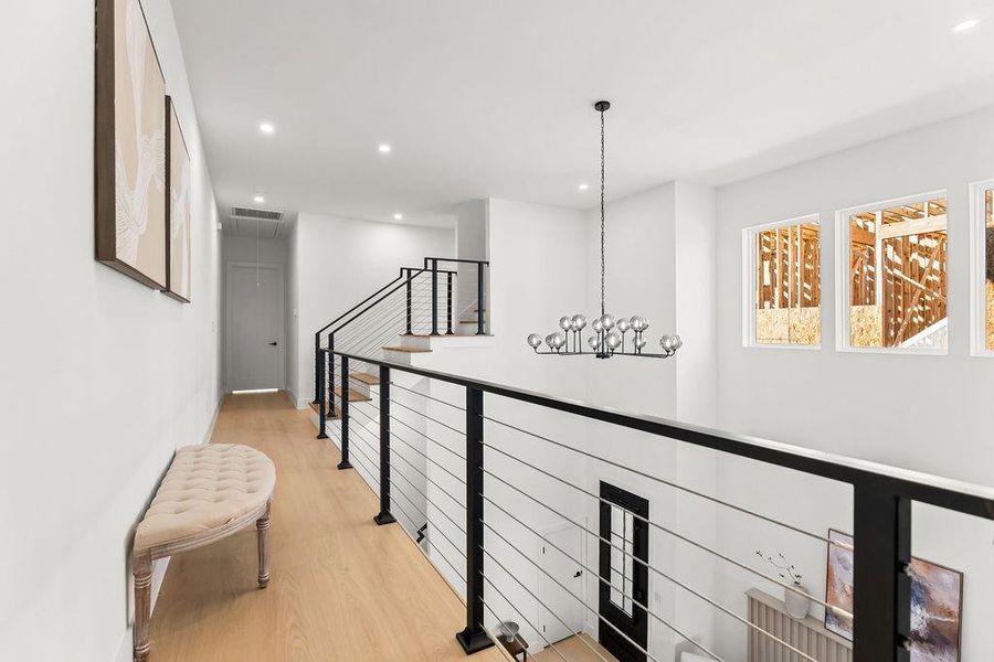 Furnished interior view inside a new home in , Dallas (Image 9).