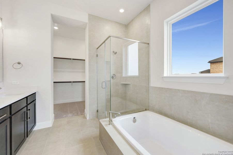 Furnished interior view inside a new home in Windsong - Reserve Series, Boerne (Image 16).