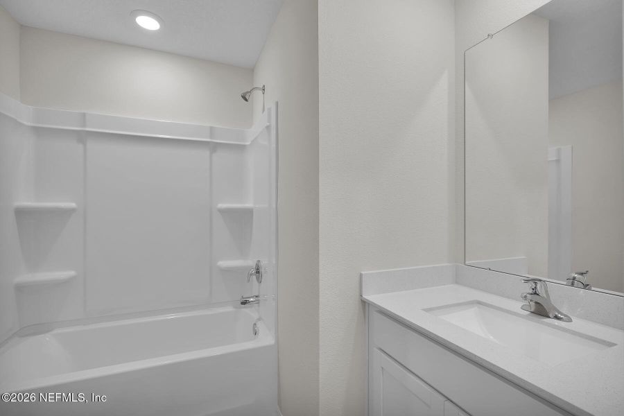 Furnished interior view inside a new home in Whisper Ridge, Hilliard (Image 7).