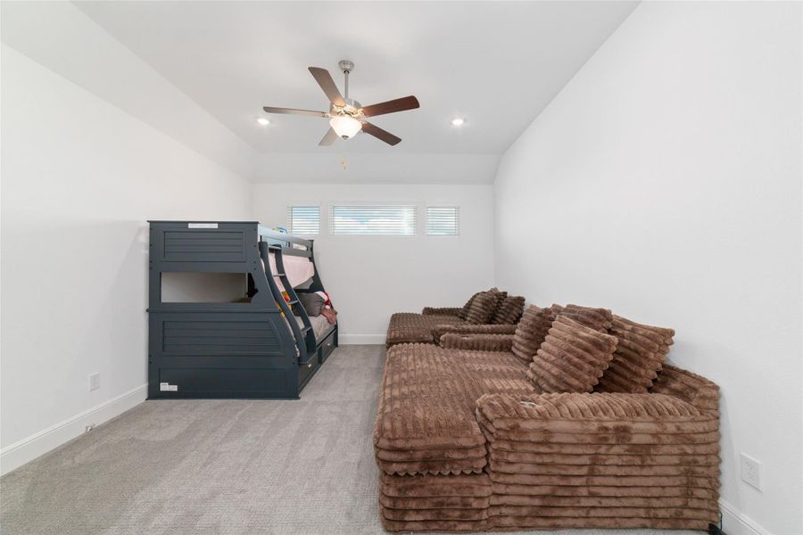 Furnished interior view inside a new home in Pomona 70' - Section 27, Manvel (Image 28).