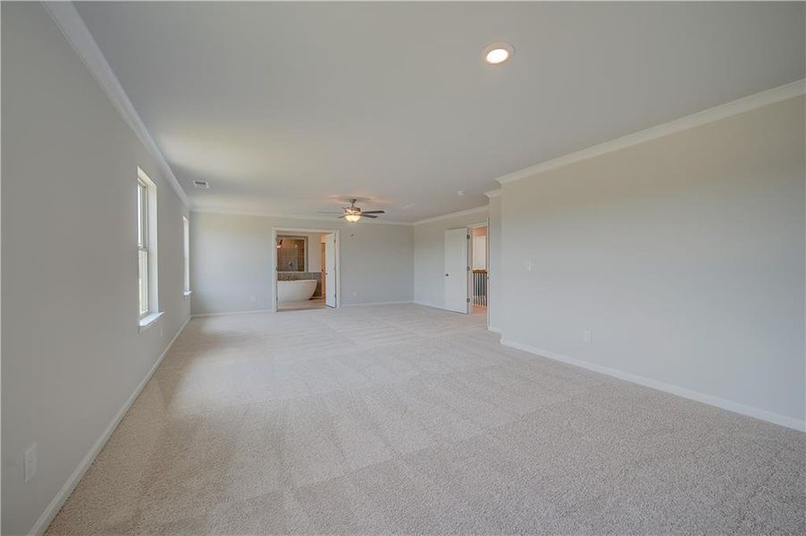 Spacious, unfurnished interior of a new home in Brighton, Locust Grove (Image 26). Spacious, unfurnished interior of a new home in Brighton, Locust Grove (Image 26).