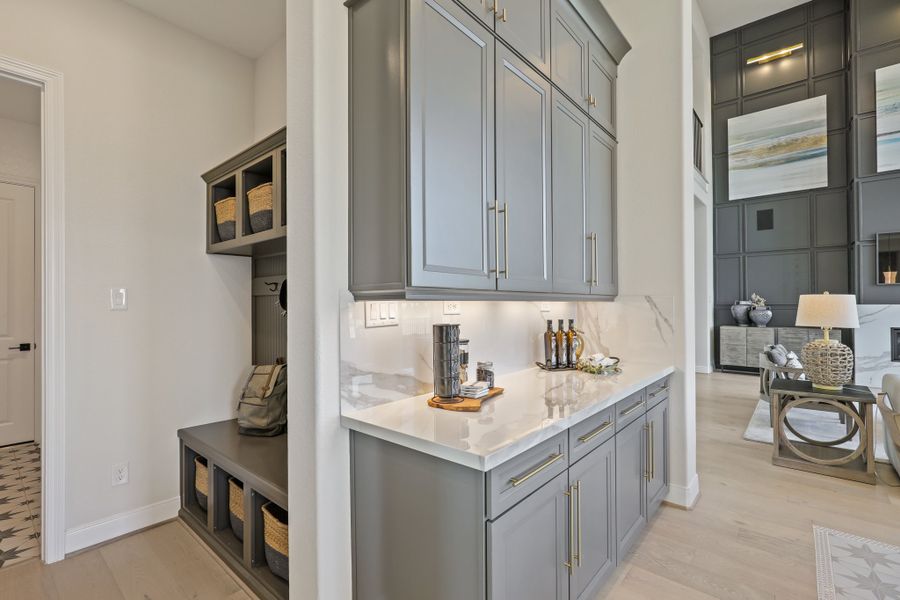 Furnished interior view inside a new home in Bridgeland 45', 50', 70', Cypress (Image 21).