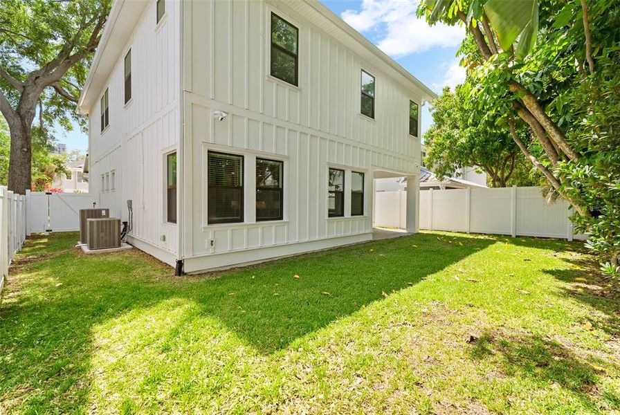 Exterior details and patio area of a home in , Tampa (Image 25). Exterior details and patio area of a home in , Tampa (Image 25).
