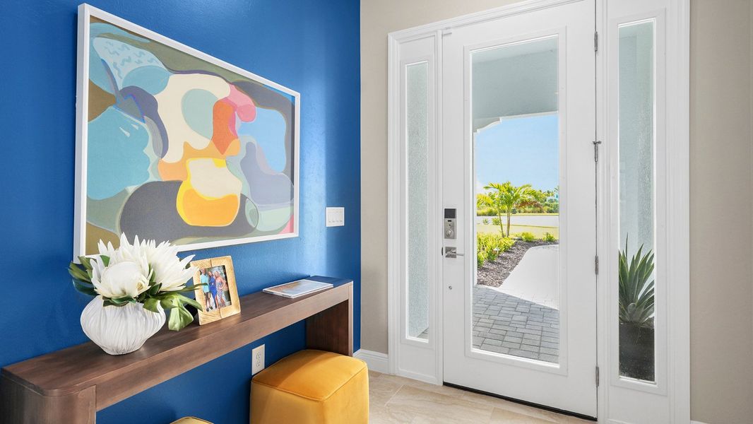 Representative furnished interior of a home built from the Captiva by Neal Communities in SkySail, Naples (Image 6).