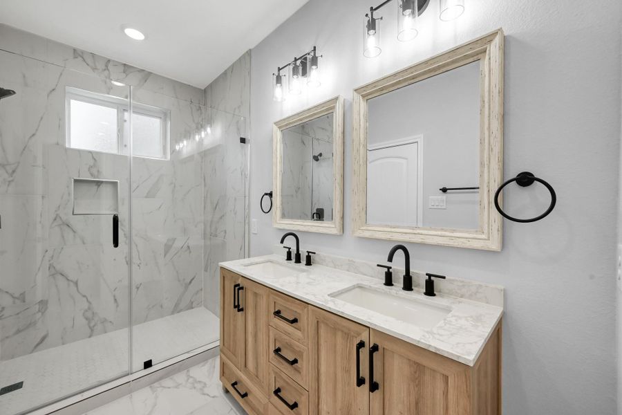 Furnished interior view inside a new home in , Willis (Image 7).