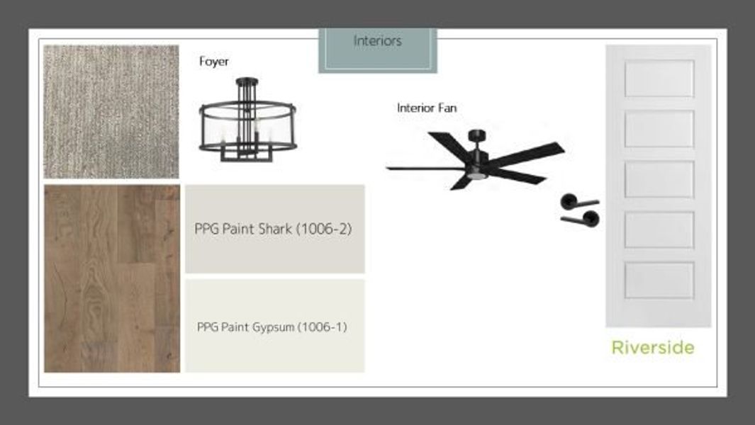 Sample of building materials used in homes in Heath Golf and Yacht Club, Rockwall (Image 24).