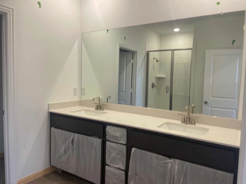 Primary Bathroom Construction Progress Primary Bathroom Construction Progress