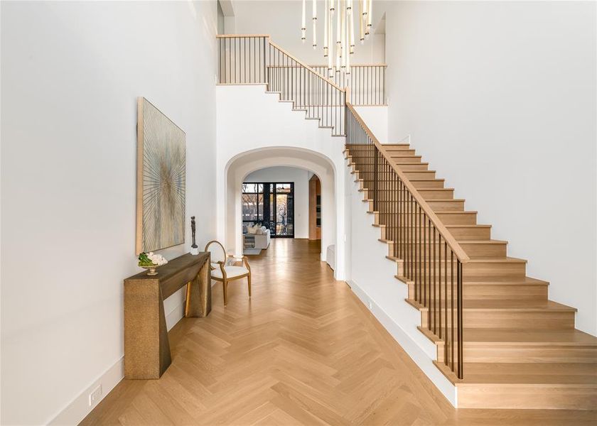 Furnished interior view inside a new home in , Dallas (Image 11).