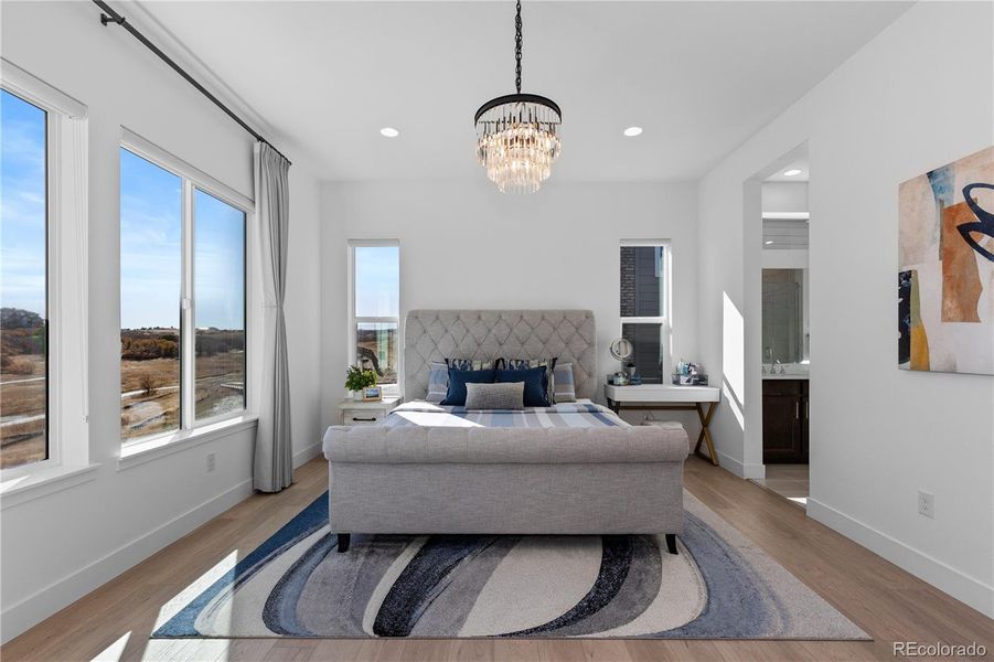 Furnished interior view inside a new home in , Castle Pines (Image 39). Furnished interior view inside a new home in , Castle Pines (Image 39).