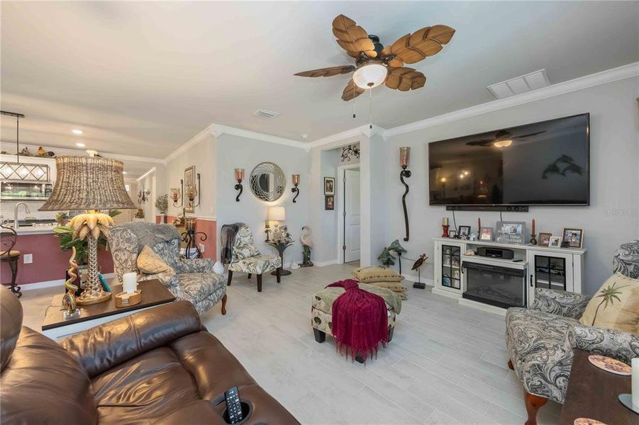 Furnished interior view inside a new home in Burnt Store Village, Punta Gorda (Image 9).