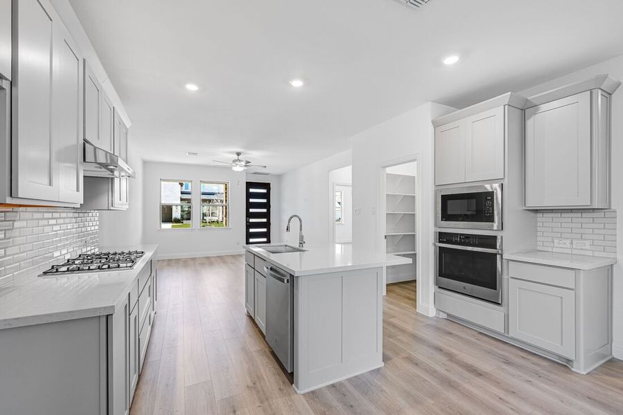 Furnished interior view inside a new home in North Sky Celina, Celina (Image 7).