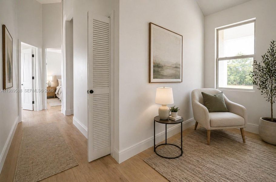 Image digitally enhanced and virtually altered; actual property condition may differ.