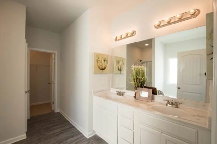 Representative furnished interior of a home built from the Rutherford by Piedmont Residential in Owen Preserve, Canton (Image 4).