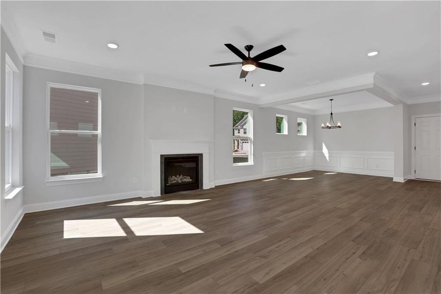 Spacious, unfurnished interior of a new home in Villas at Dawsonville, Dawsonville (Image 33).