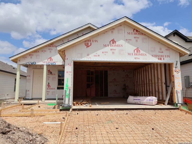 In-progress construction of a new home in Meadows at Clear Springs, New Braunfels, TX (Image 20).