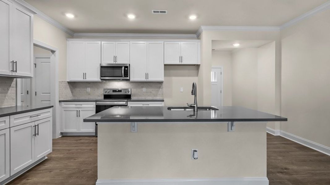 Representative furnished interior of a home built from the Linville by D.R. Horton in The Meadows at Kinsley, Jamestown (Image 3).