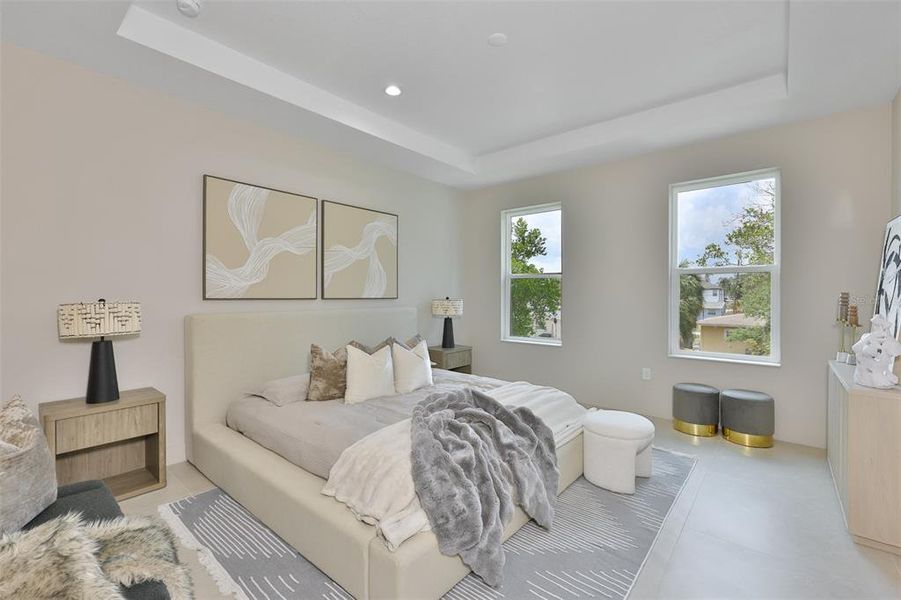 Furnished interior view inside a new home in , Tampa (Image 45).