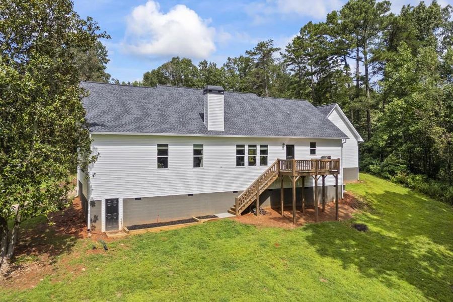 Front exterior of a new home in , Dawsonville, GA, highlighting curb appeal (Image 22). Front exterior of a new home in , Dawsonville, GA, highlighting curb appeal (Image 22).