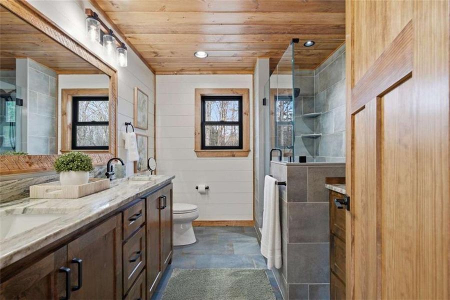 Furnished interior view inside a new home in , Blue Ridge (Image 14).