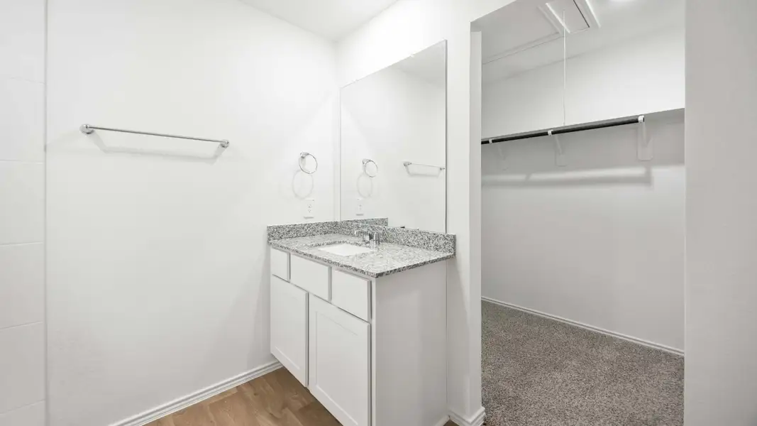 Furnished interior view inside a new home in Garver Heights, Houston (Image 5).
