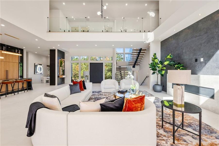 Furnished interior view inside a new home in , Atlanta (Image 17). Furnished interior view inside a new home in , Atlanta (Image 17).